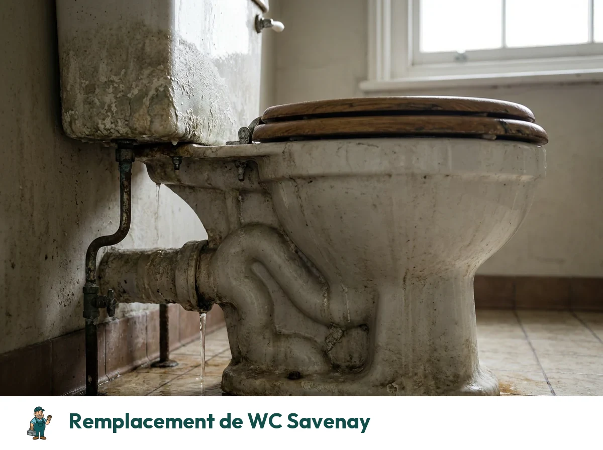 Remplacement de WC à Savenay