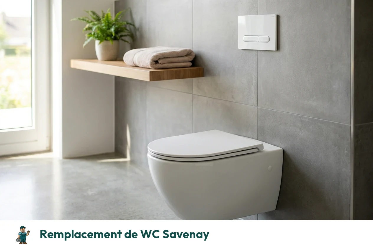 Remplacement de WC à Savenay