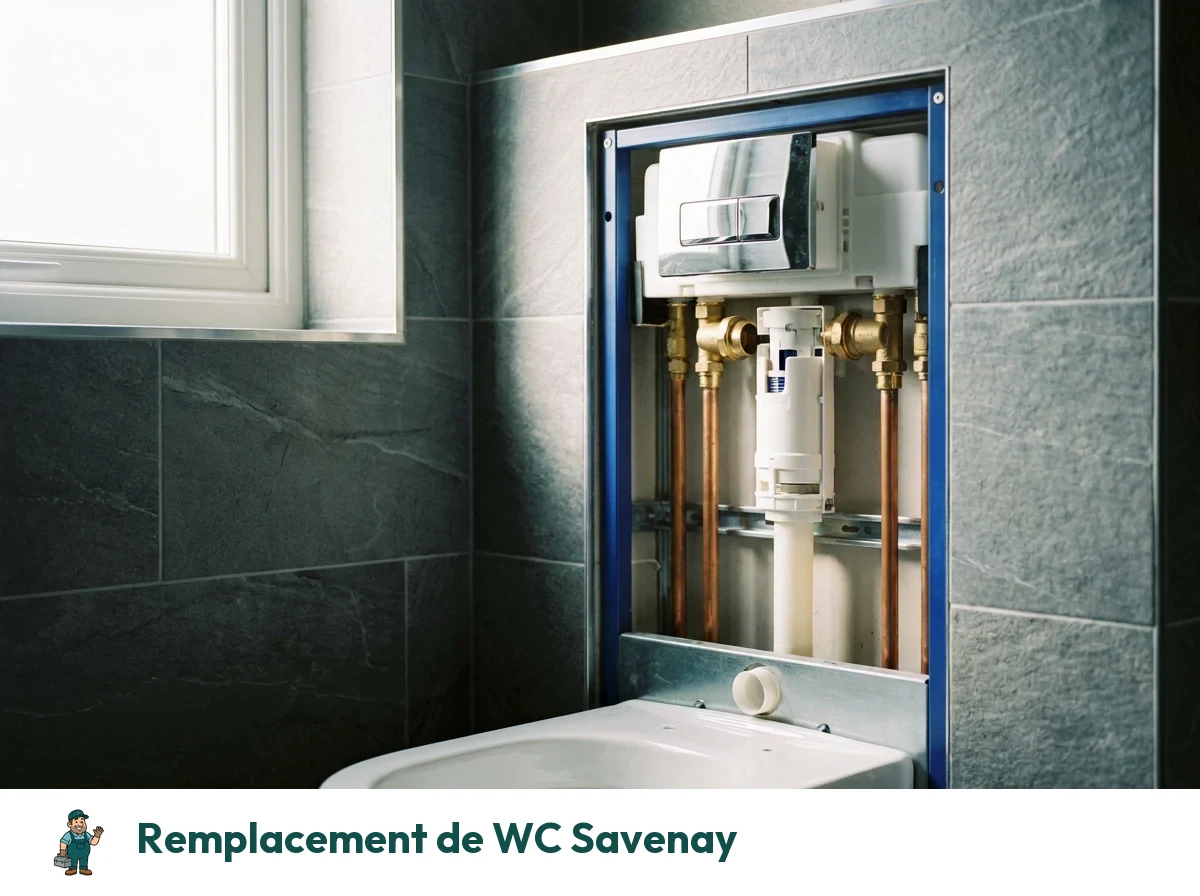 Remplacement de WC à Savenay