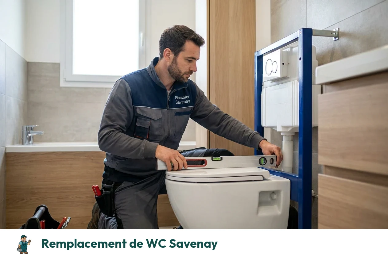 Remplacement de WC à Savenay